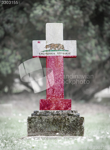 Image of Gravestone in the cemetery - California