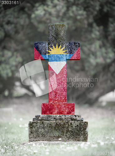 Image of Gravestone in the cemetery - Antigua and Barbuda