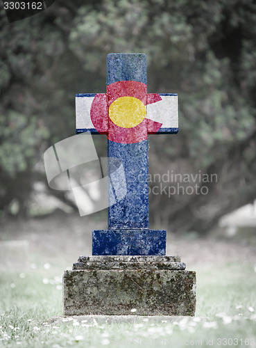 Image of Gravestone in the cemetery - Colorado