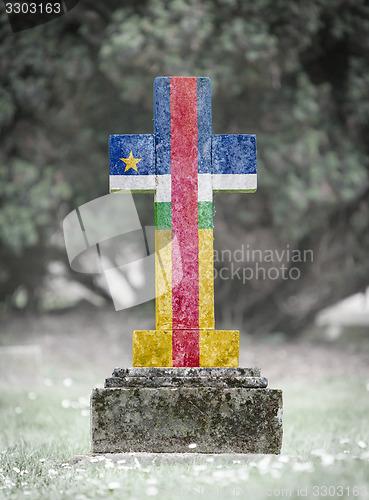 Image of Gravestone in the cemetery - Central African Republic