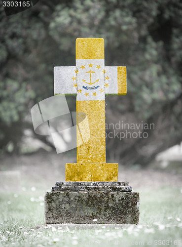 Image of Gravestone in the cemetery - Rhode Island