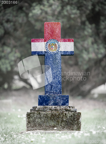 Image of Gravestone in the cemetery - Missouri