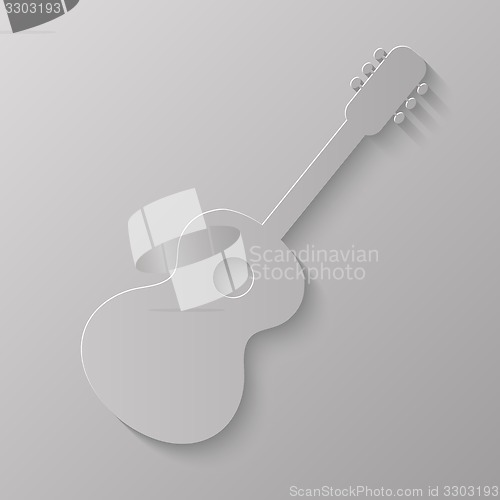 Image of Guitar Silhouette