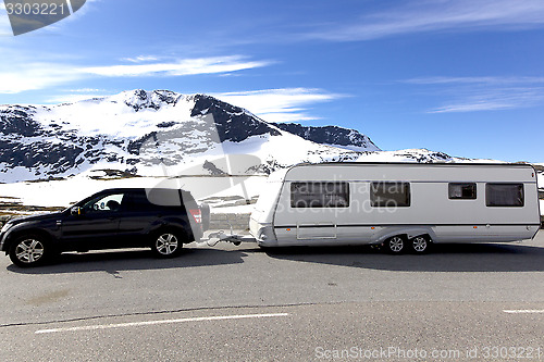 Image of Mountain camping