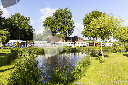 Image of Lake and Caravans