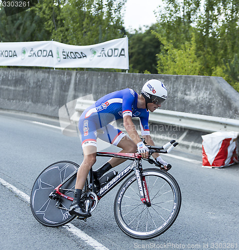 Image of The Cyclist Arnold Jeannesson - Tour de France 2014