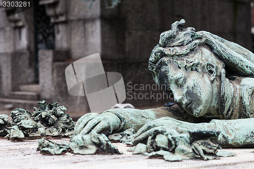 Image of Old Cemetery statue