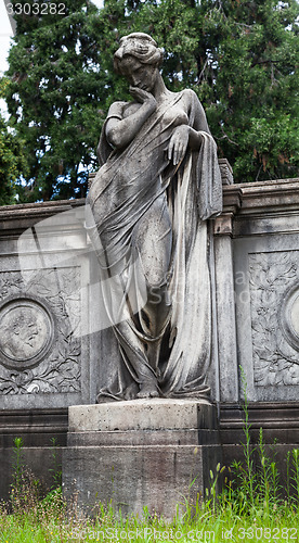 Image of Old Cemetery statue