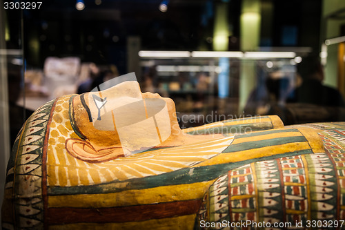 Image of Egyptian sarcophagus