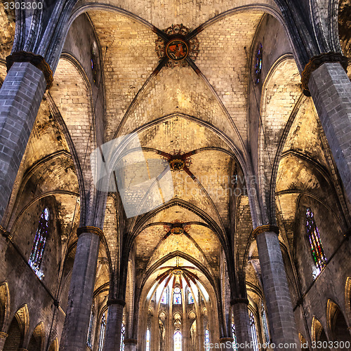Image of Gothic church interior
