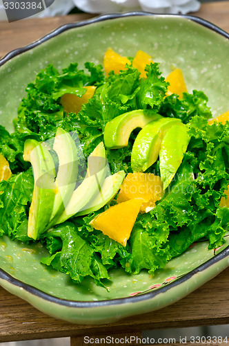 Image of fresh avocado salad 