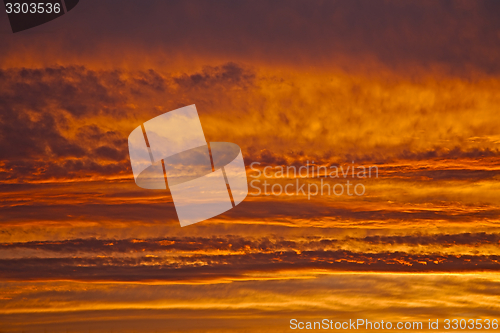 Image of Clouds at sunset