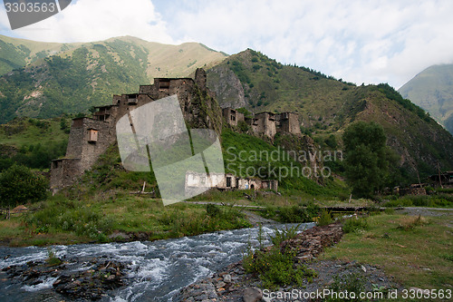 Image of Shatili town castle