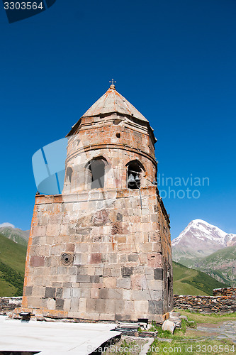 Image of Gergeti Trinity Church in Georgia