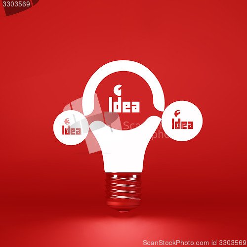 Image of TEAM. Idea concept.  3d vector illustration. 