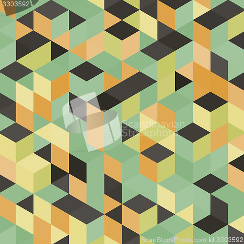 Image of Abstract geometrical 3d colorful background. 