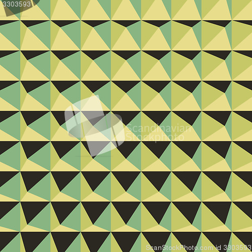 Image of Abstract 3d geometric pattern. Polygonal background. 