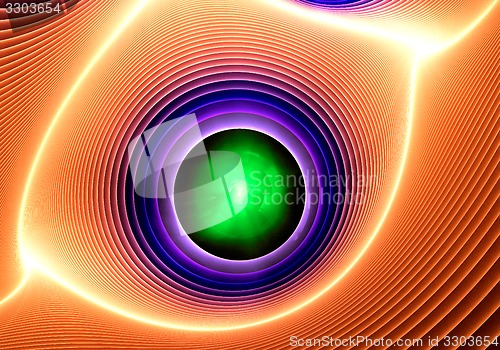 Image of Abstract image : fractal vortex.