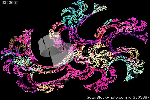 Image of Abstract image : fractal vortex.