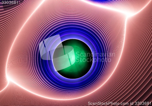Image of Abstract image : fractal vortex.