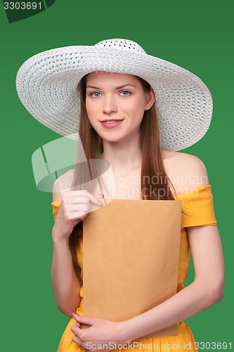 Image of Woman with parcel