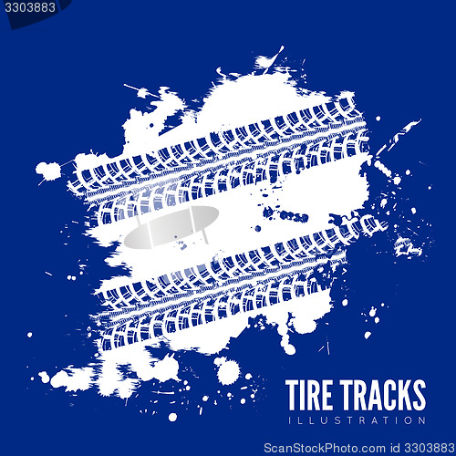 Image of Tire tracks