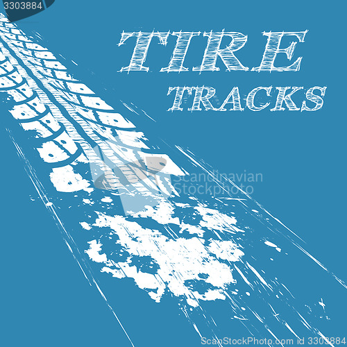 Image of Tire tracks