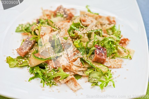 Image of Salad with smoked eel