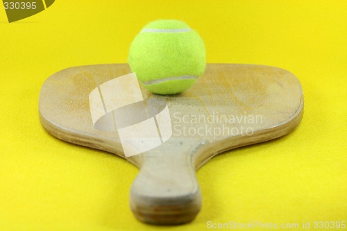 Image of ball and racket