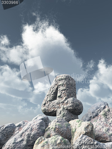 Image of number four rock