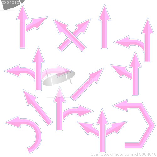 Image of Pink Arrows