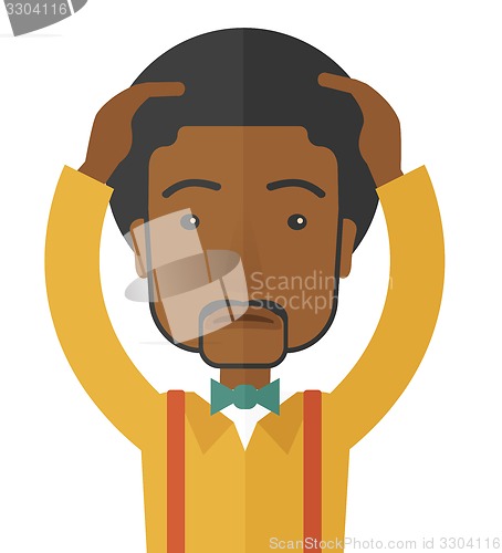 Image of Businessman with problem