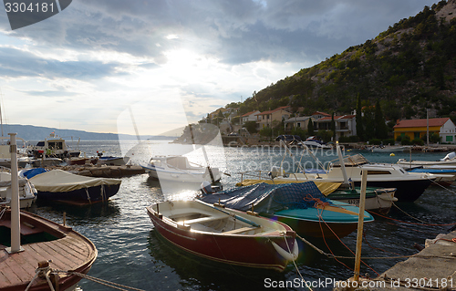 Image of Port in the sunset