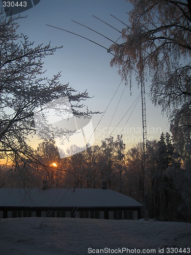 Image of Cold winter morning in Oslo, Norway