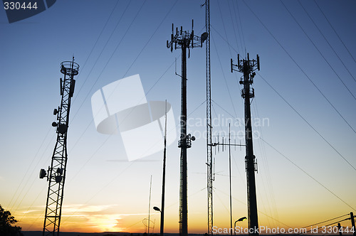 Image of Telecom antennas