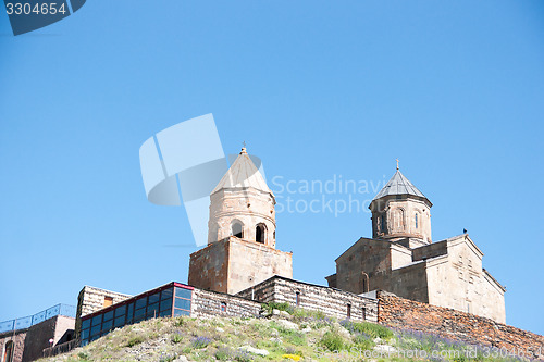 Image of Gergeti Trinity Church in Georgia