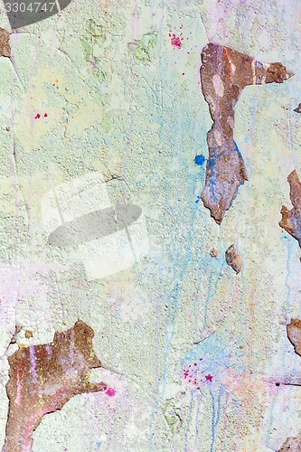 Image of Grungy white concrete wall background