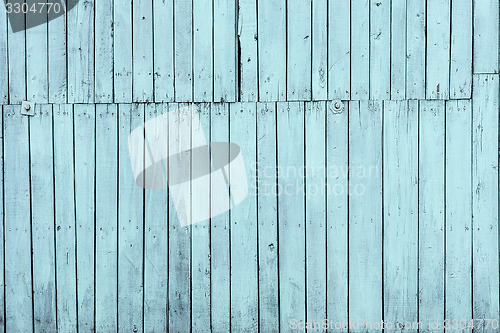 Image of Green weathered wooden door texture