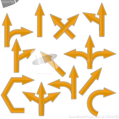 Image of Orange Arrows