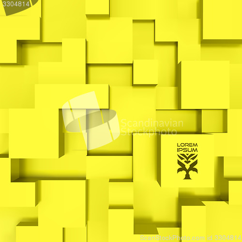 Image of 3D vector illustration. Abstract background.