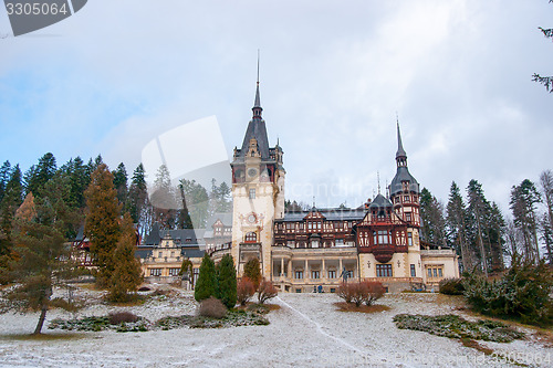 Image of Peles castle in Romania