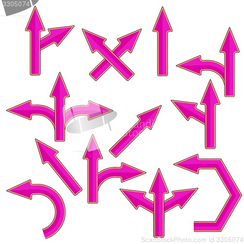 Image of Pink Arrows