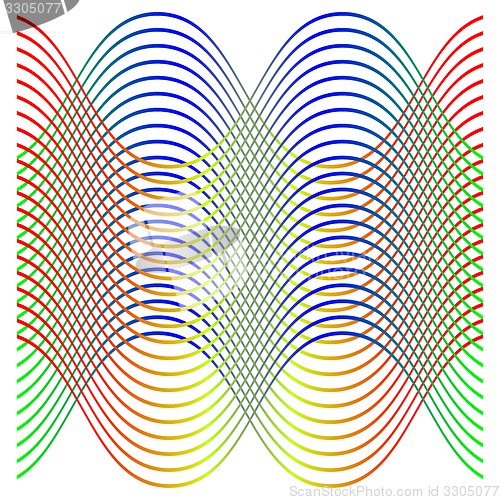 Image of Wave Colored Symbol