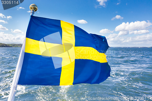 Image of Swedish national flag.