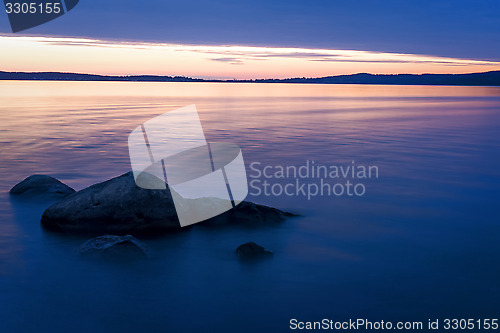 Image of Summer lake landscape