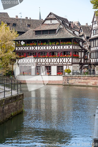 Image of Strasbourg, water canal in Petite France area