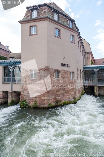 Image of Strasbourg, water canal in Petite France area