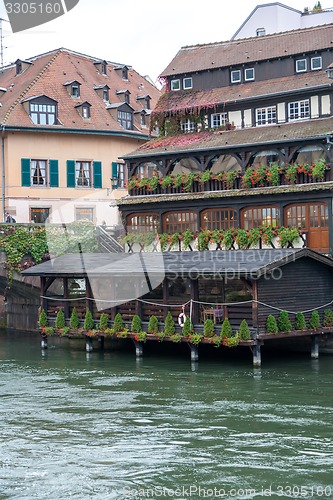 Image of Strasbourg, water canal in Petite France area