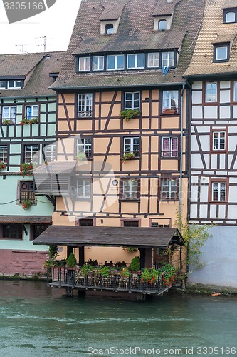 Image of Strasbourg, water canal in Petite France area