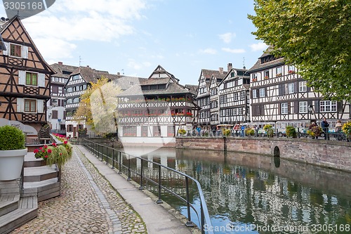 Image of Strasbourg, water canal in Petite France area